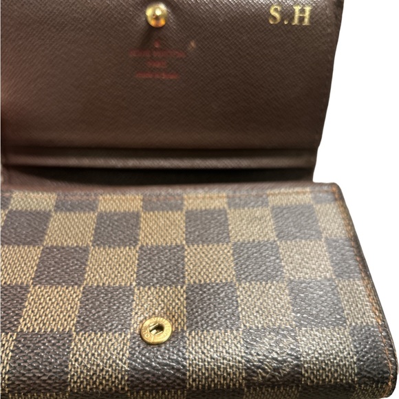 Louis Vuitton Damier Ebene Porte Tresor Wallet - Picture 3 of 9